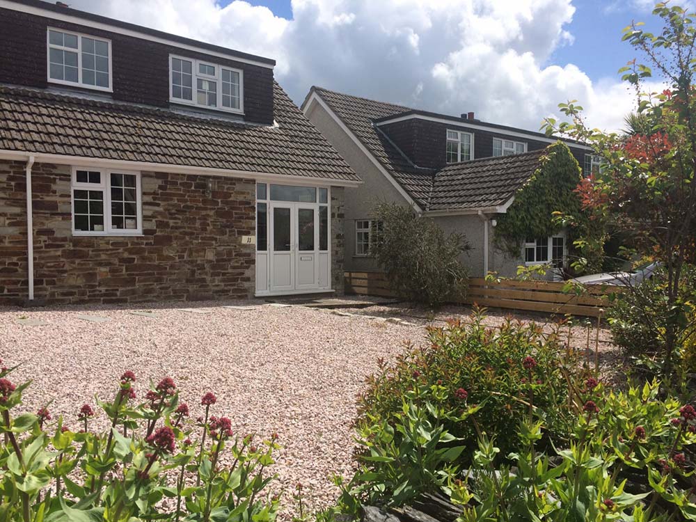 gravel-front-garden front garden decorative gravel